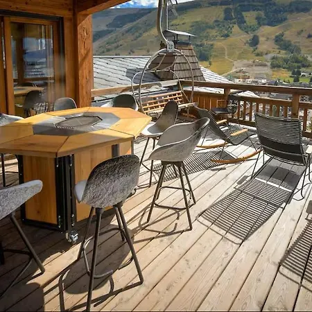 Solski, Luxe, Jacuzzi, Piscine, Sauna, Cinéma Avec Majordome Chalet