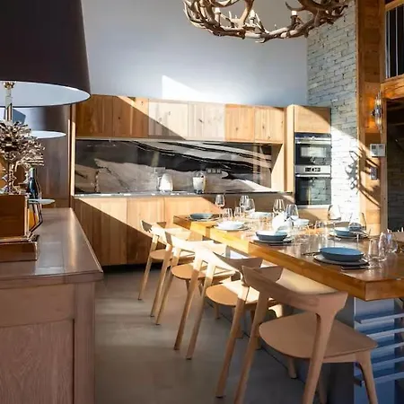 Chalet Solski, Luxe, Jacuzzi, Piscine, Sauna, Cinéma Avec Majordome